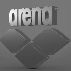 Arena logo 3D model