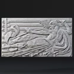 Art Deco Bas Relief 3D model