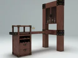 Bar table 3D model