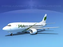 Boeing 737-300 PIA 3D model