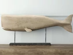 Carved Whale on Pedestal 3D model