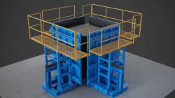 casting elevators 3D model