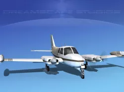 Cessna 310 V03 3D model