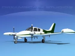 Cessna 310 V06 3D model