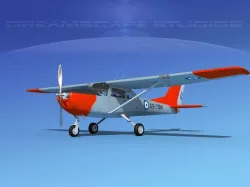 Cessna T-41 Mescalero Greece 3D model