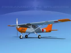 Cessna T-41 Mescalero Japanese AF 3D model