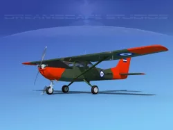 Cessna T-41 Mescalero Salvador Air Force 3D model
