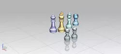 Chess pieces