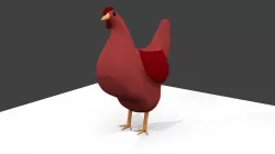 chicken 3D model