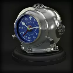 Clock Eichholtz diving Helmet Odyssey 3D model