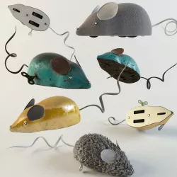 Clockwork mouse 3D model