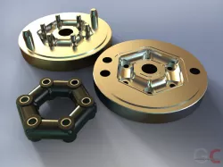 Compression mold - coupler 2