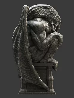Cthulhu Statuette 3D model