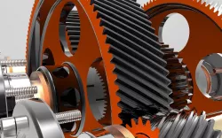 Decomposed 2 stage gearbox