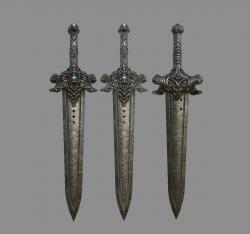 3D model Medieval Sword - Espada VR / AR / low-poly