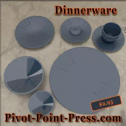 Dinnerware Set 3D model