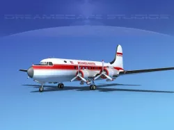 Douglas DC-4 Richards Aviation 3D model