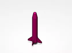 Drinking Straw Rocket