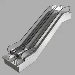 Escalator KONE Travelmaster 110 3D Model 3D model