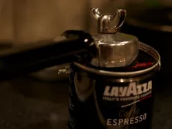 Espresso knockbox coffee can