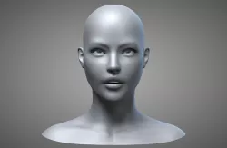 Female Head 3 3D model