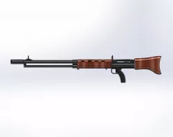 FG 42 belt magazine WWII Low-poly  3D model