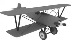 Fixed Wing Plane 3D model