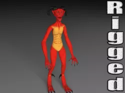 Flame imp 3D model