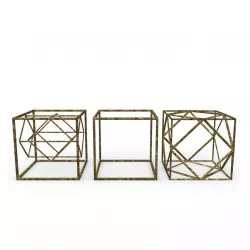 Geometric Decor Objects - Cube Frames 3D model