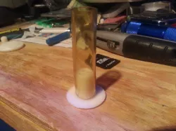 Golf tee for practice mat