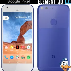 Google Pixel for Element 3D 3D model