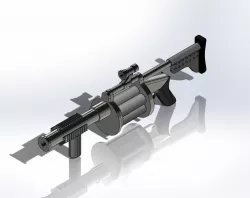 grenade launcher 3D model
