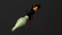 Grenade launcher RPG-7 6G3 Low-poly  3D model