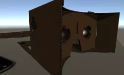 Headset VR Cardboard  Low-poly  3D model