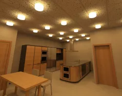 Inside Apartment Complex