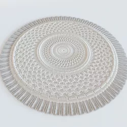 knit carpet hand-made 3D model