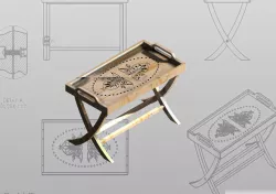  LEGGED SERVING TRAY