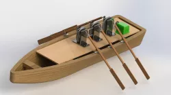 mechanical rowing boat