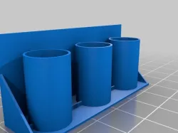 My Customized Tool Holder ( OpenSCAD Parametric ) With Mounting Holes