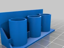 My Customized Tool Holder ( OpenSCAD Parametric ) With Mounting Holes