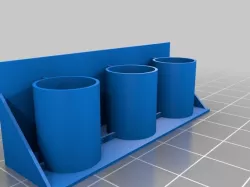 My Customized Tool Holder ( OpenSCAD Parametric ) With Mounting Holes