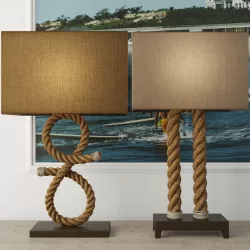 Nautical Rope Table Lamps 3D model
