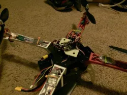 OpenPilot CopterControl bracket for HobbyKing DJI Clone