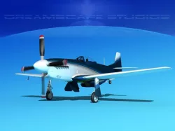 P-51 Mustang Sport V08 3D model