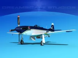 P-51 Mustang Sport V10 3D model