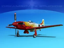 P-51 Mustang Sport V12 3D model