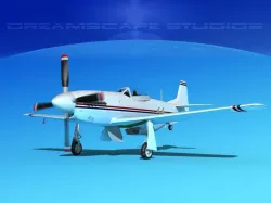 P-51 Mustang Sport V13 3D model