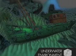 PA Underwater Environment Low-poly  3D model