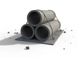Pipe Stack 3D model