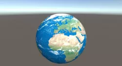 Planet Earth for Unity Low-poly  3D model